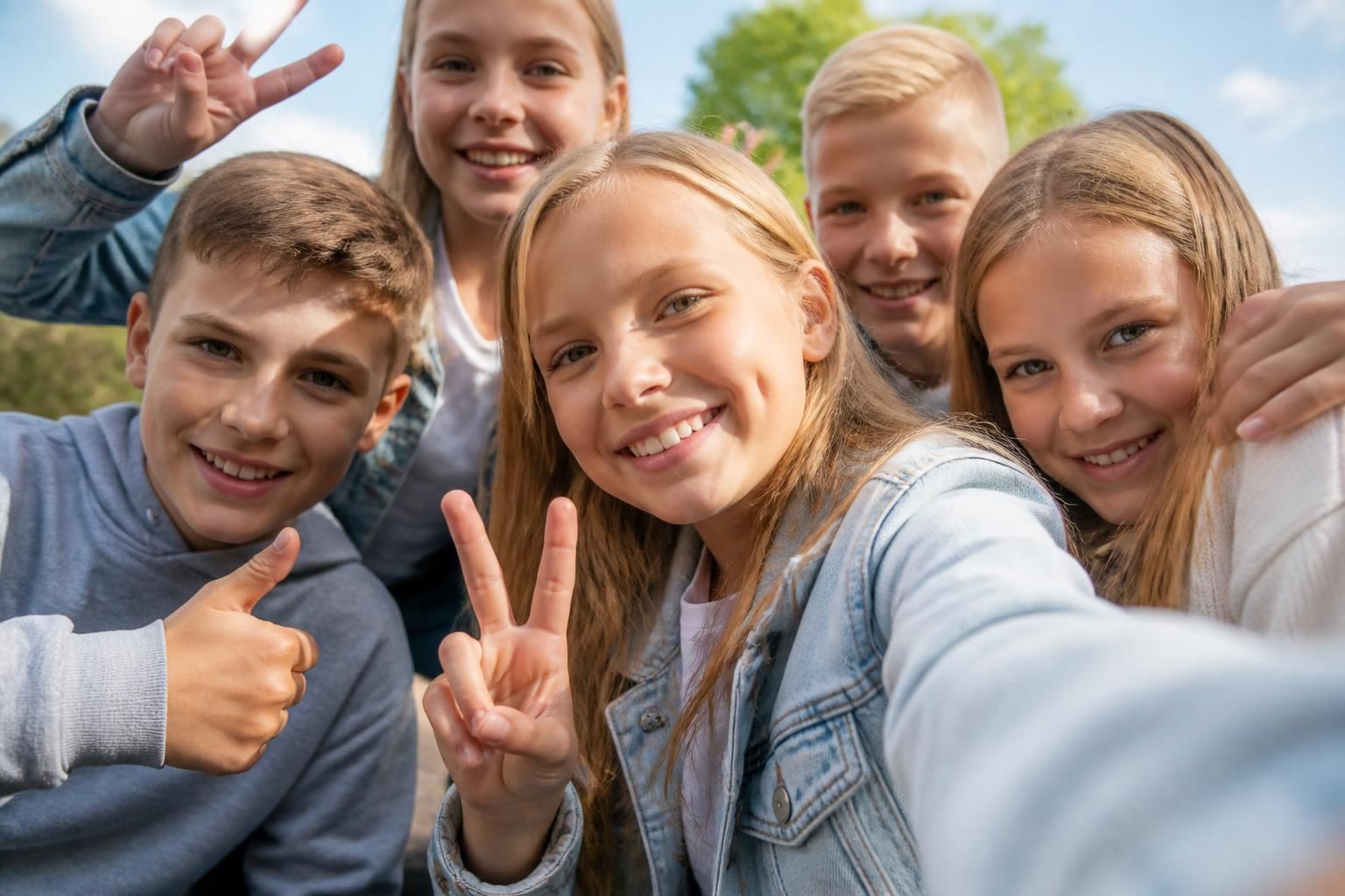 découvrez comment le selfie en groupe d'enfants peut renforcer la confiance en soi, favoriser les liens sociaux et encourager une image positive de soi dès le plus jeune âge.