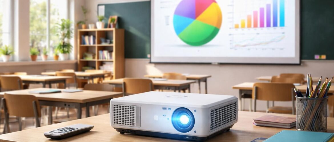 Top 5 vidéoprojecteurs LED : texte net pour présentations scolaires