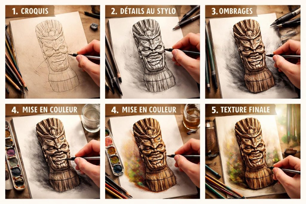 découvrez 5 astuces essentielles pour perfectionner votre dessin du totem de koh lanta et impressionner votre entourage avec un chef-d'œuvre unique.