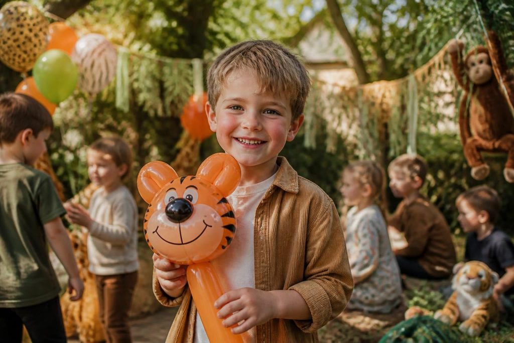 découvrez comment créer une ambiance festive inoubliable pour un anniversaire d'enfant sur le thème des animaux avec des décorations, jeux et activités adaptés.