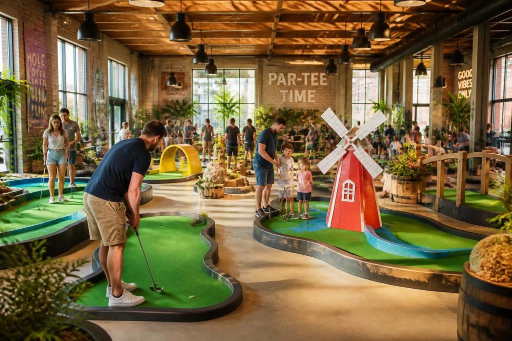 trouvez les meilleurs mini golfs intérieurs près de chez vous pour vivre une journée fun et mémorable en famille ou entre amis.