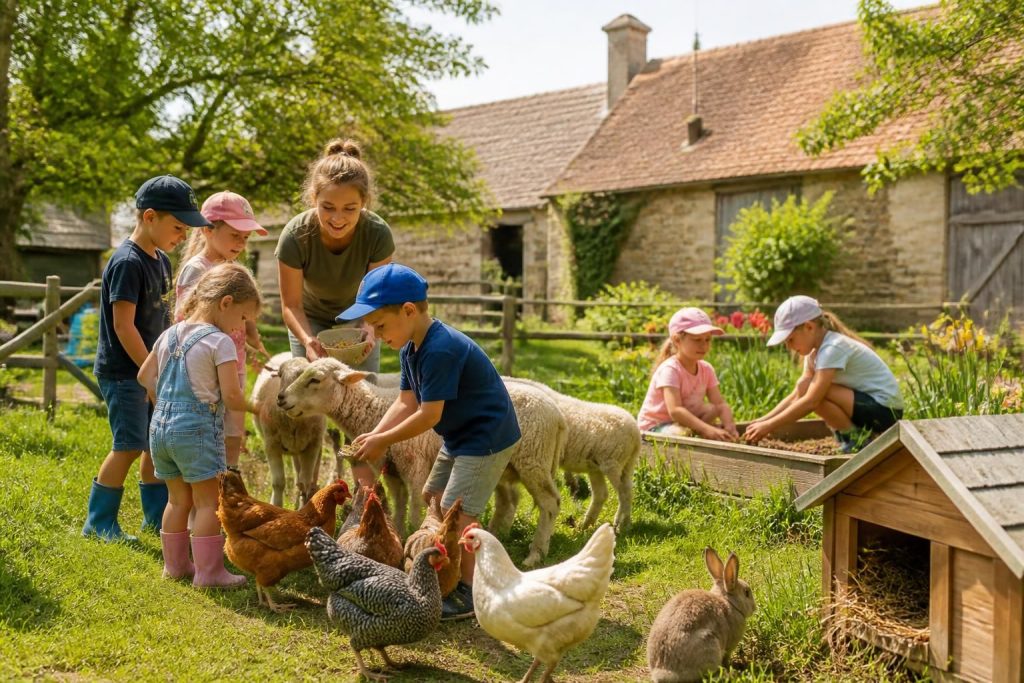 découvrez les bienfaits de la ferme pédagogique à sully sur loire, un lieu idéal pour les enfants où ils apprennent en s'amusant au contact des animaux et de la nature.