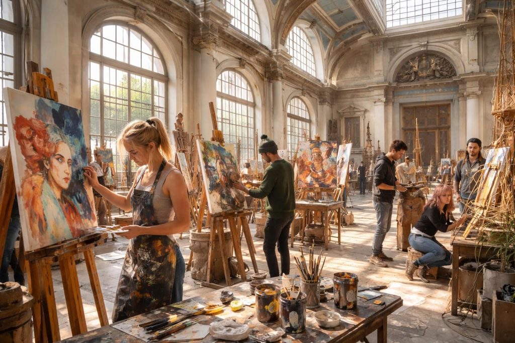 découvrez les talents prometteurs de l'académie royale des beaux arts d'anvers et plongez dans l'univers créatif des artistes émergents.